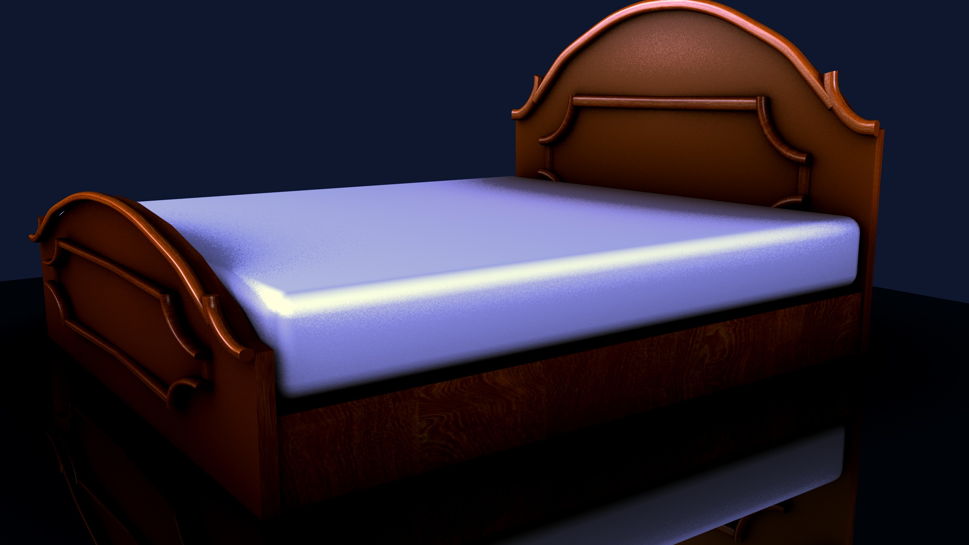 bed-mab-92-木制床